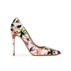 Kameron Floral print point-toe slim stiletto heel
