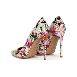 Kameron Floral print point-toe slim stiletto heel
