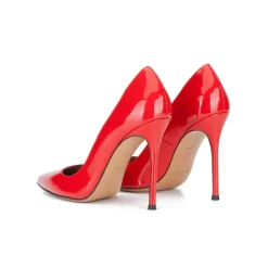 Kameron Red patent leaher pointy toe pumps