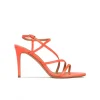 Marquesa Strappy high stiletto heel sandals in coral pink leather