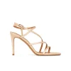 Marquesa Strappy high-heeled sandals in beige leather