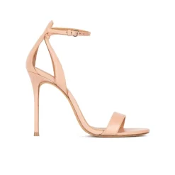 Martina High heel sandals in nude leather