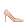 Olga Point-toe high heel pumps in nude leather