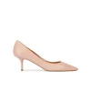 Raquel Mid heel pumps in nude calf leather